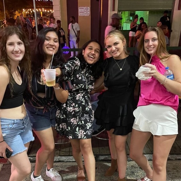 Vestique Black Shoulder Ruffle Dress - Picture 3 of 5